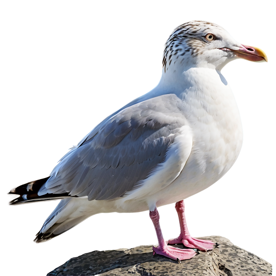 Seagull On Rock Png Xts67 PNG Image