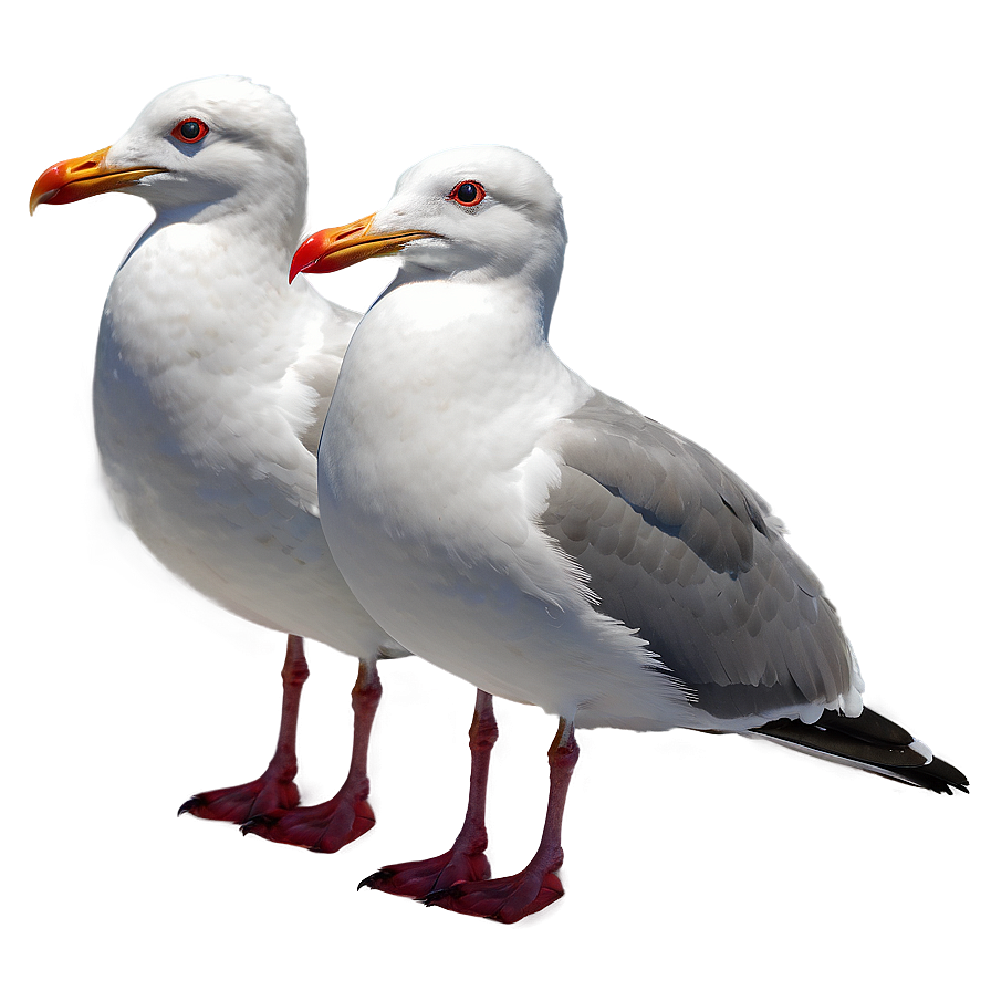 Seagull Pair Png Mkj85 PNG Image