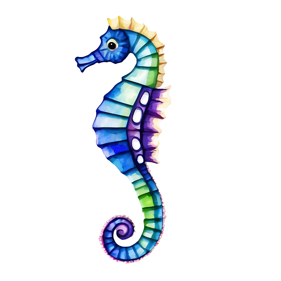 Seahorse Watercolor Png 63 PNG Image