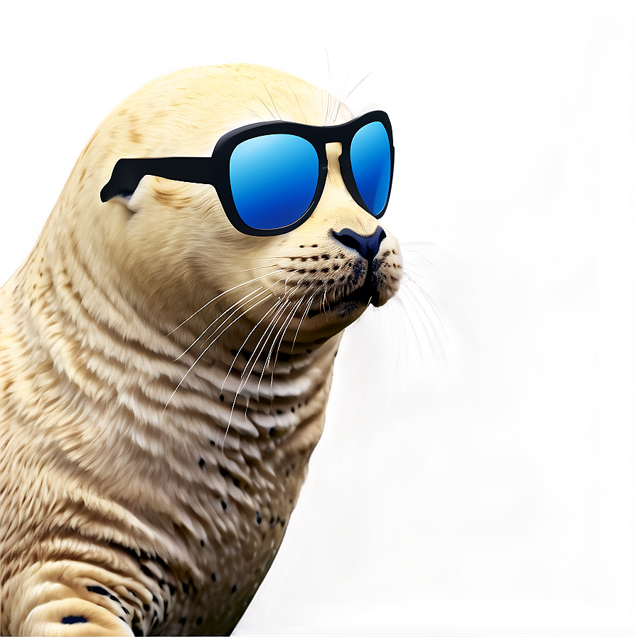 Seal With Sunglasses Png Bdf PNG Image