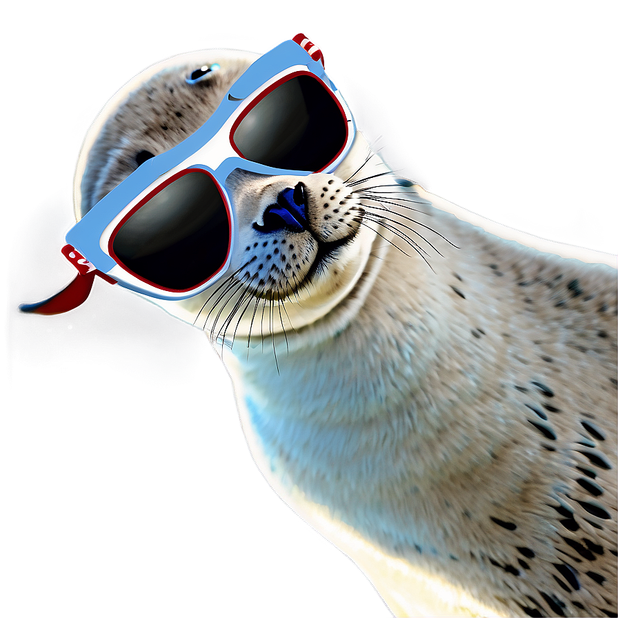 Seal With Sunglasses Png Gnm43 PNG Image