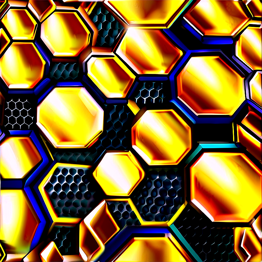 Seamless Honeycomb Texture Png Pdc8 PNG Image