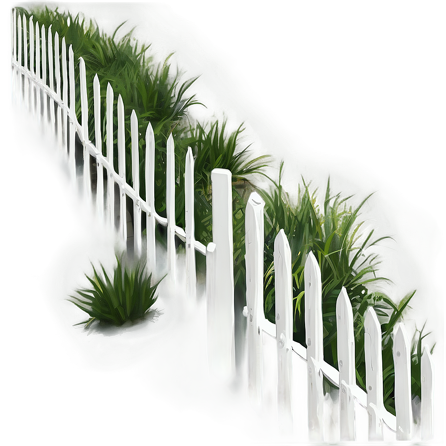 Seamless Horizontal White Fence Png 58 PNG Image