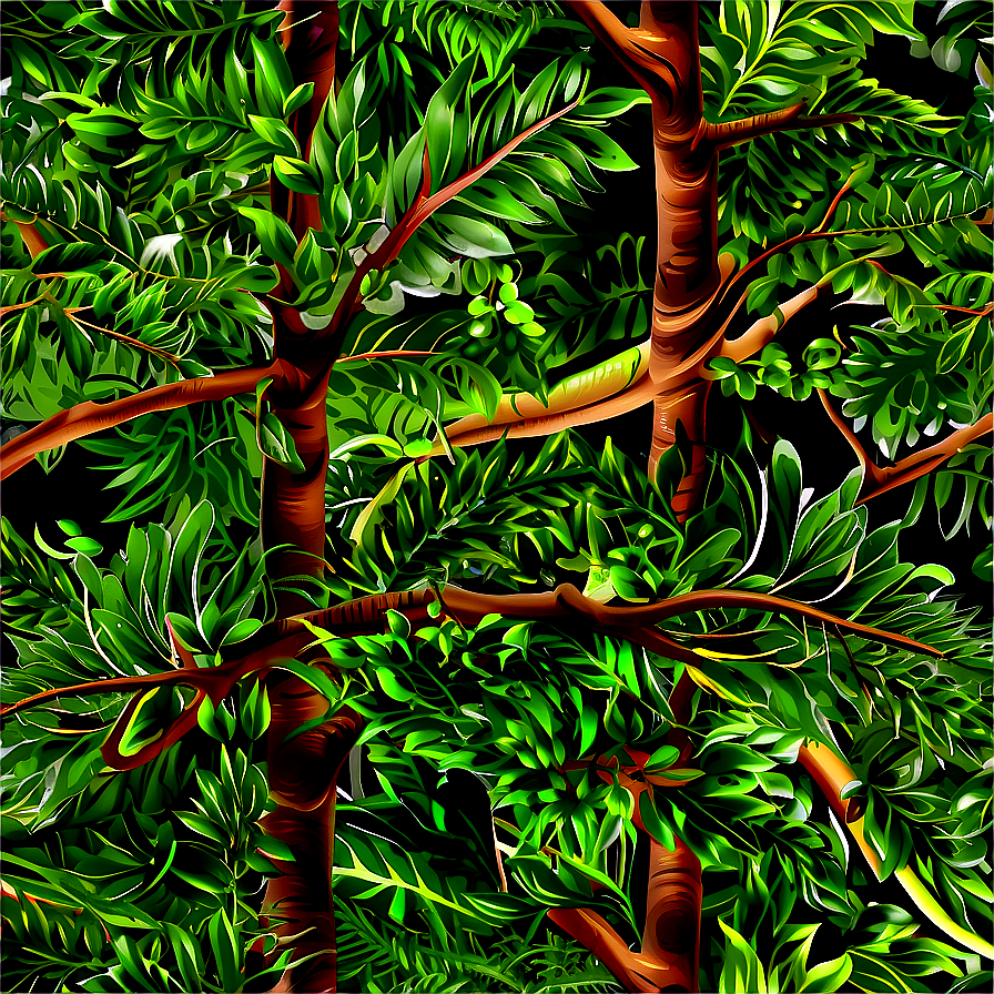 Seamless Tree Branches Png Hmc PNG Image