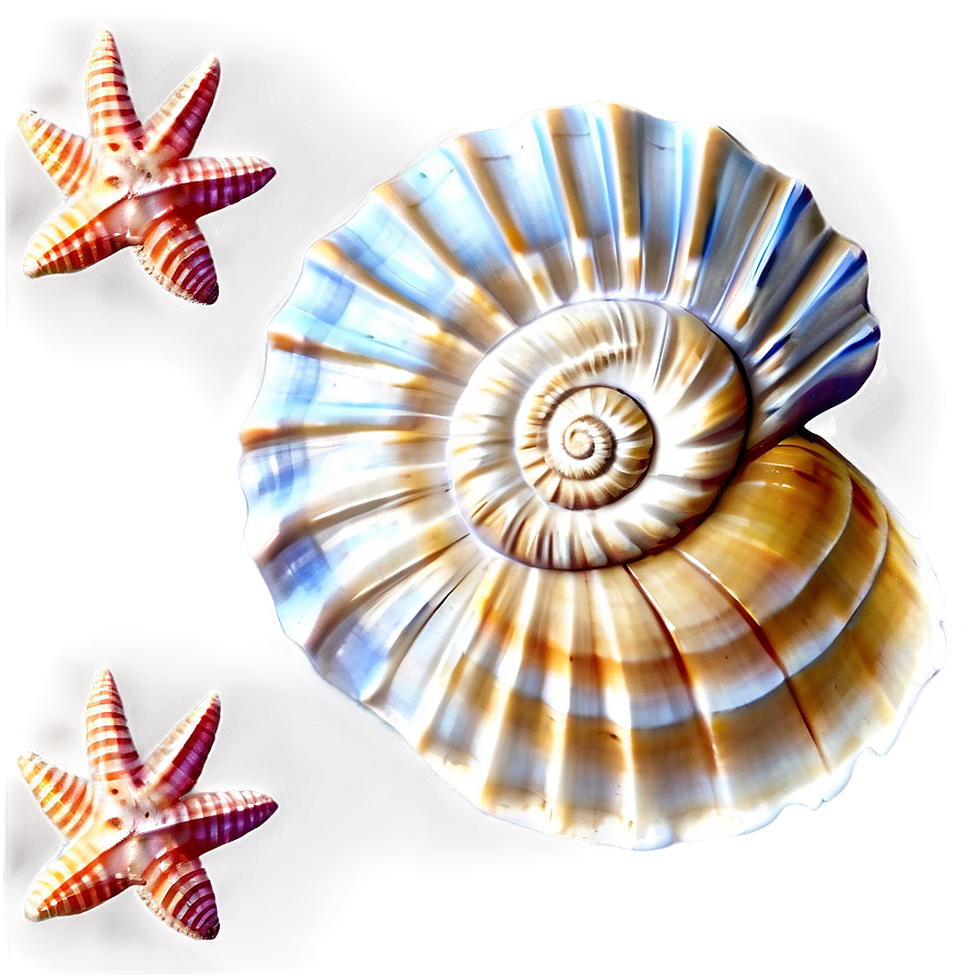 Seashells Borders Png Tgj14 PNG Image