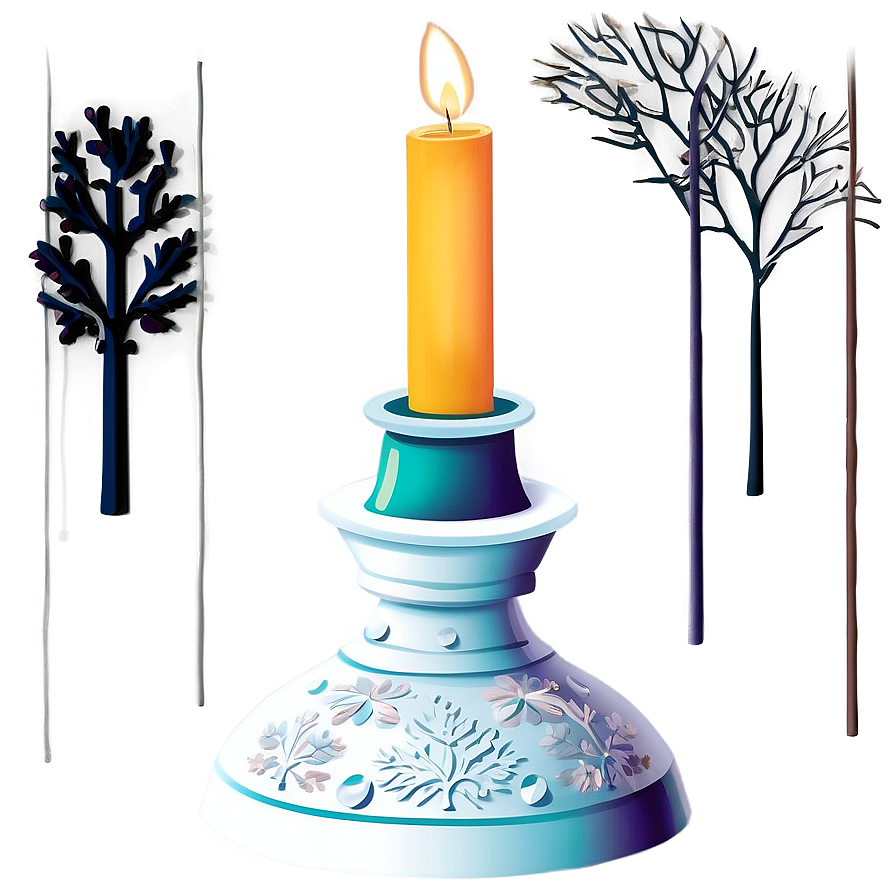 Seasonal Candlestick Series Png 80 PNG Image