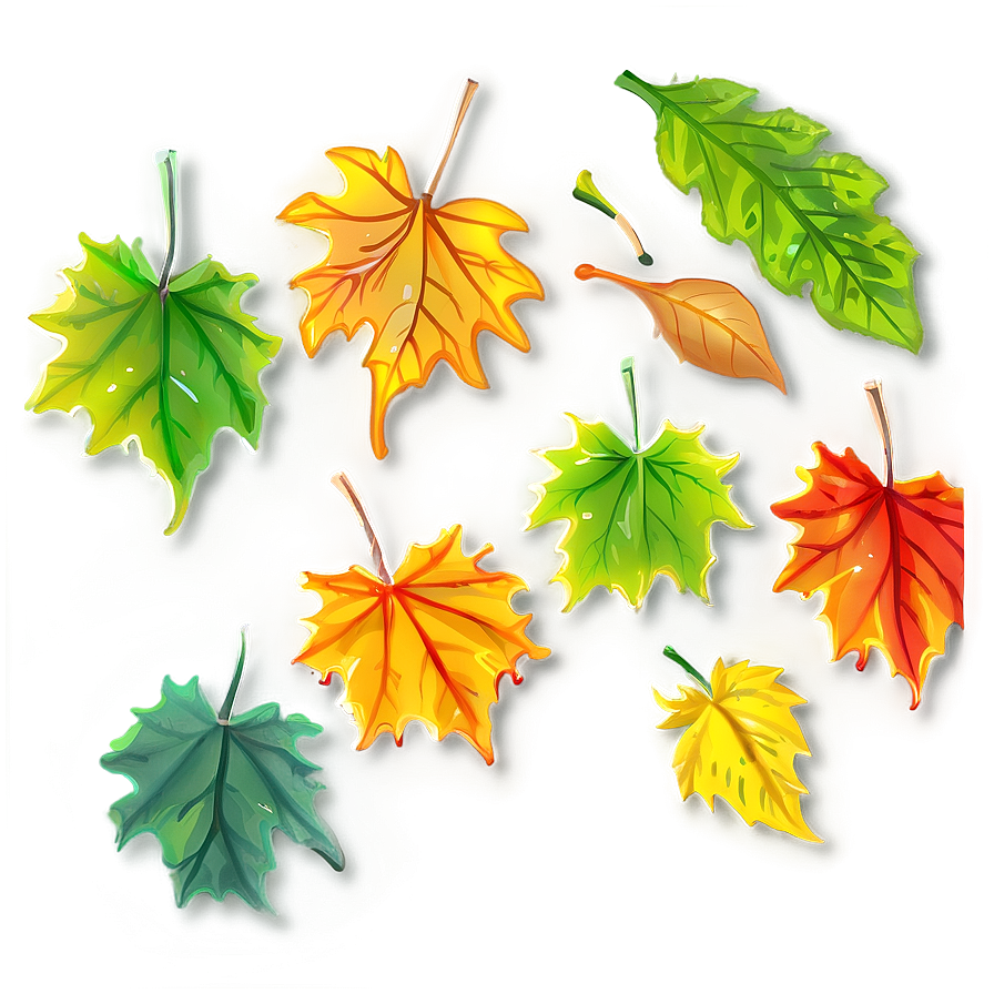 Seasonal Leaves Dropping Png 14 PNG Image