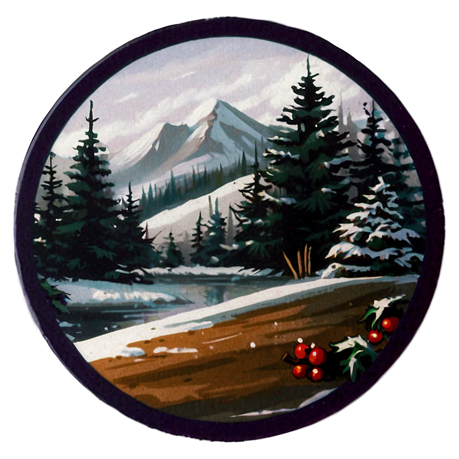 Seasonal Round Sticker Png 06282024 PNG Image