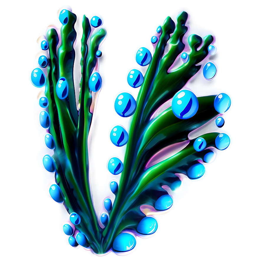 Seaweed With Bubbles Png Yta33 PNG Image