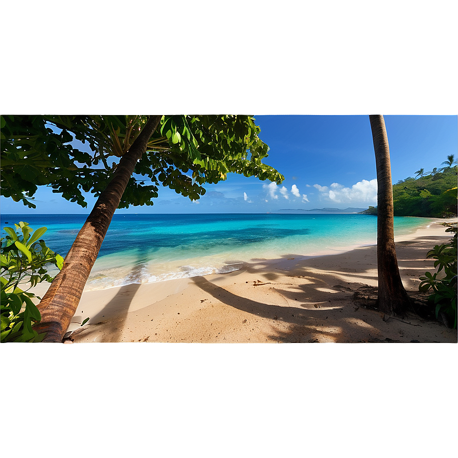 Secluded Beach Escape Png 06132024 PNG Image