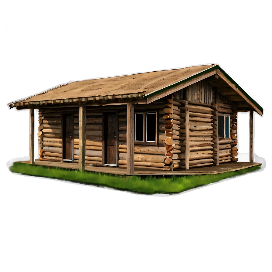 Secluded Cabin Building Png 05242024 PNG Image