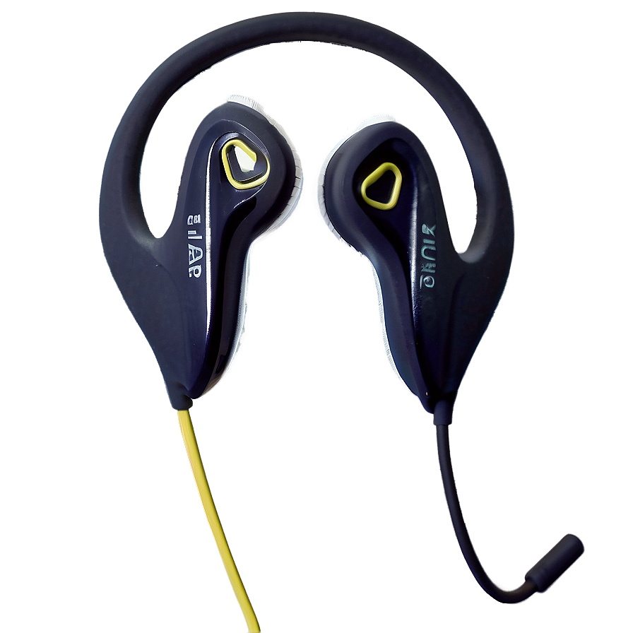 Secure Fit Headset With Mic For Sports Png Pvm PNG Image