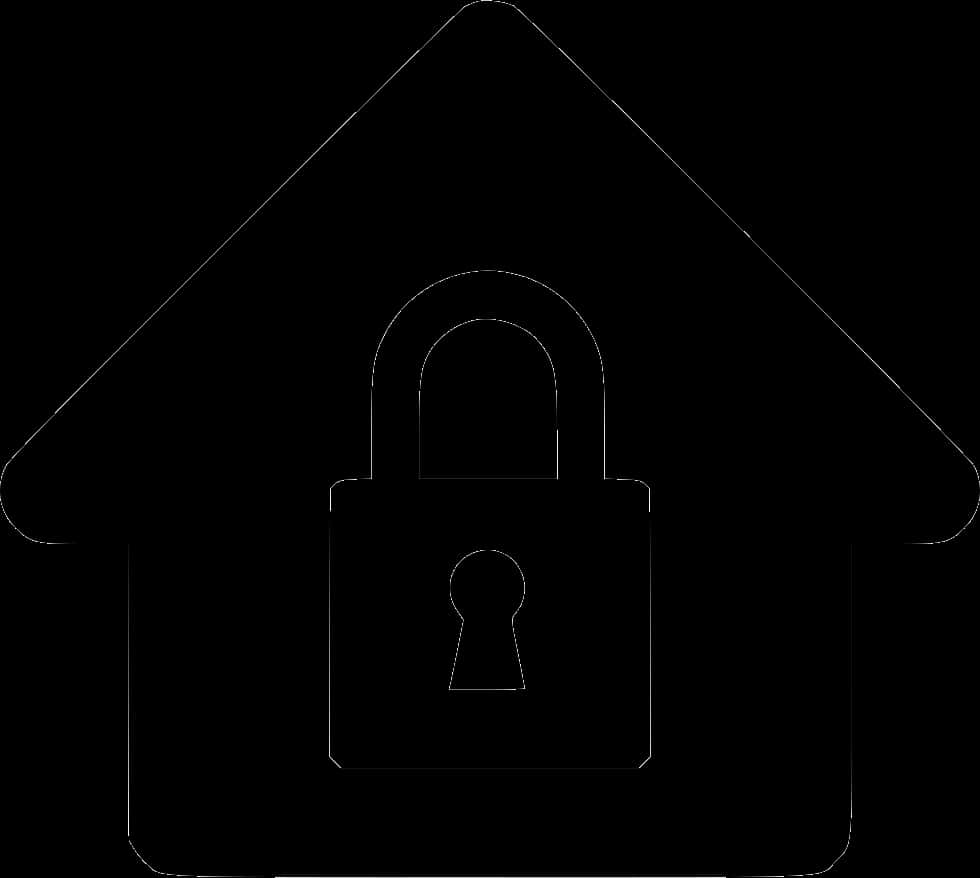 Secure Home Icon PNG Image