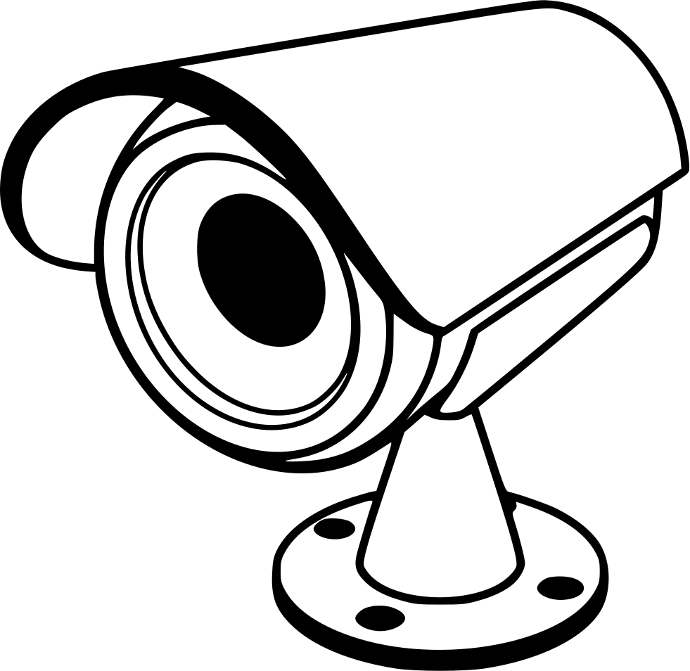 Security Camera Outline PNG Image