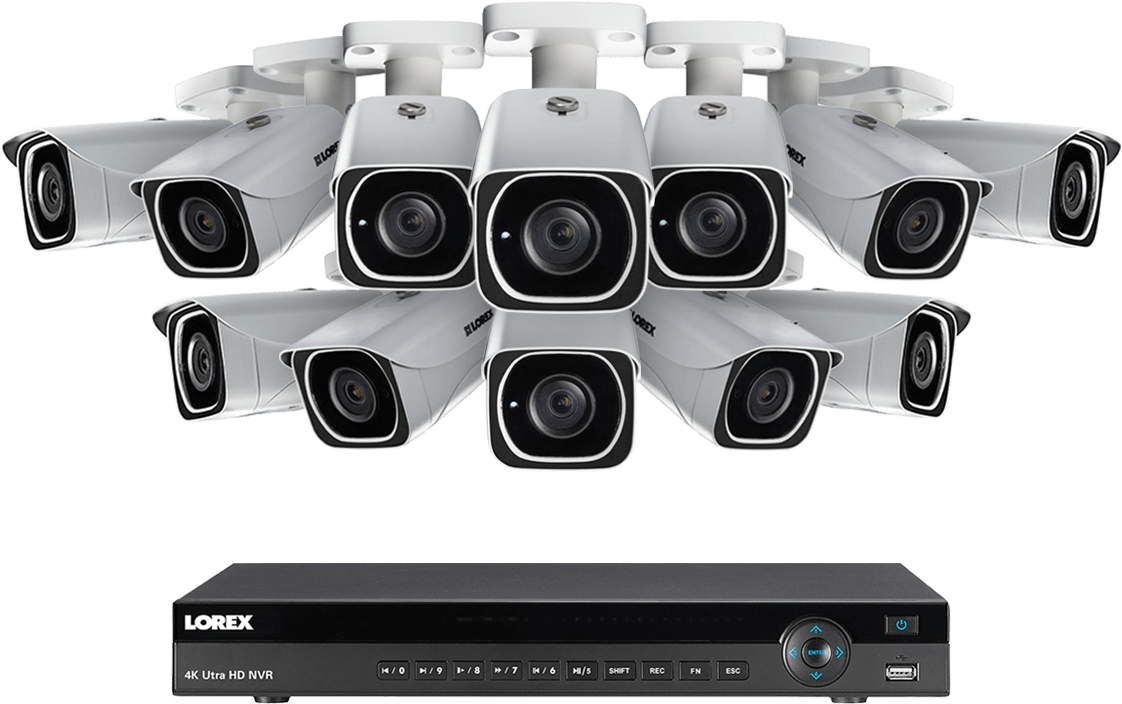 Security Camera Systemwith D V R PNG Image