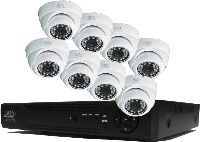 Security Camera Systemwith D V R PNG Image