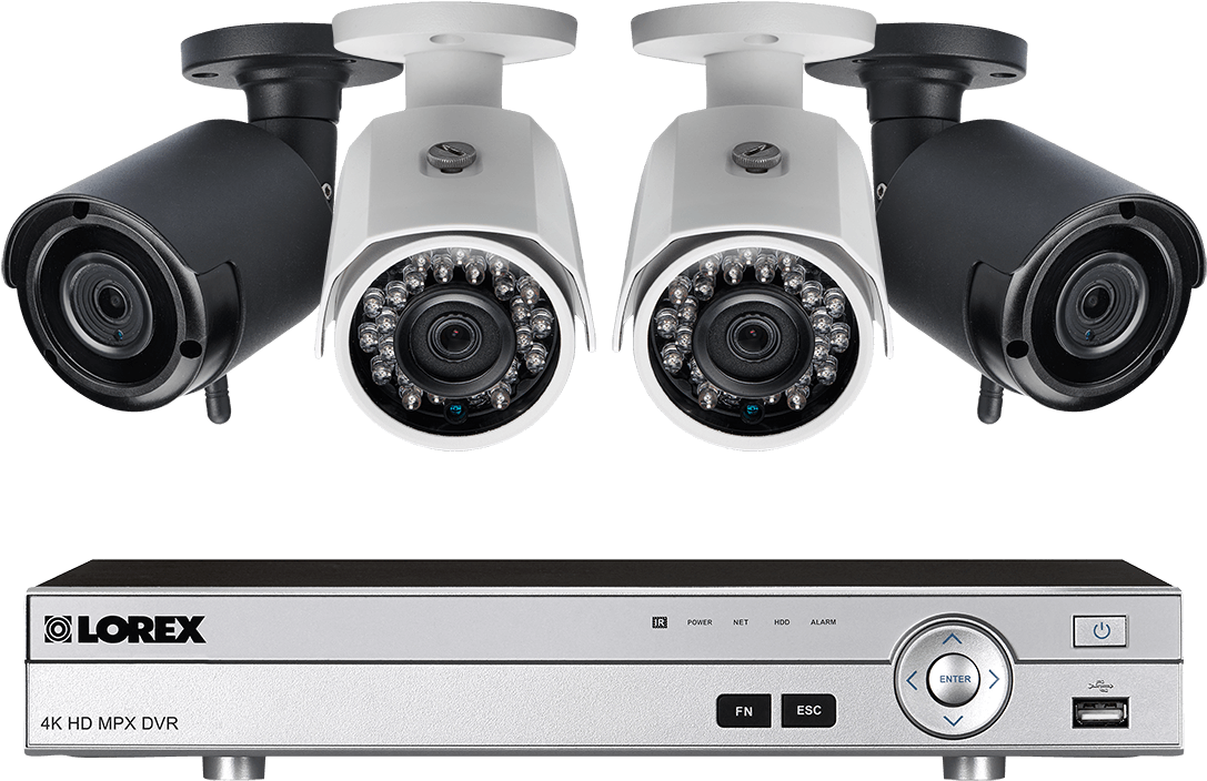 Security Camera Systemwith D V R PNG Image