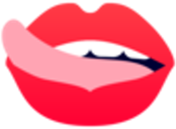 Seductive Red Lips PNG Image