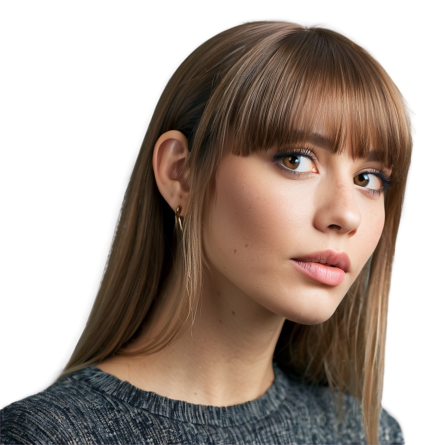 See-through Bangs Style Png 6 PNG Image