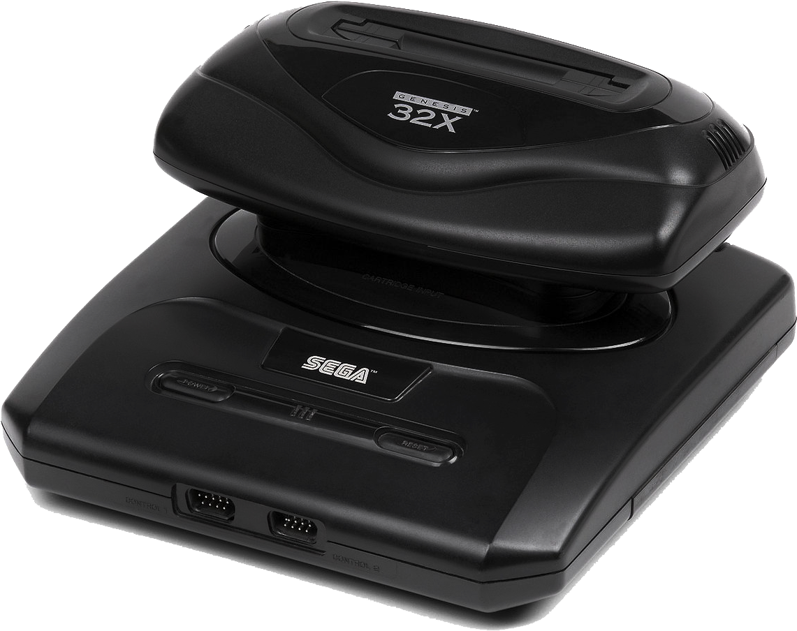 Sega Genesis32 X Console Setup PNG Image