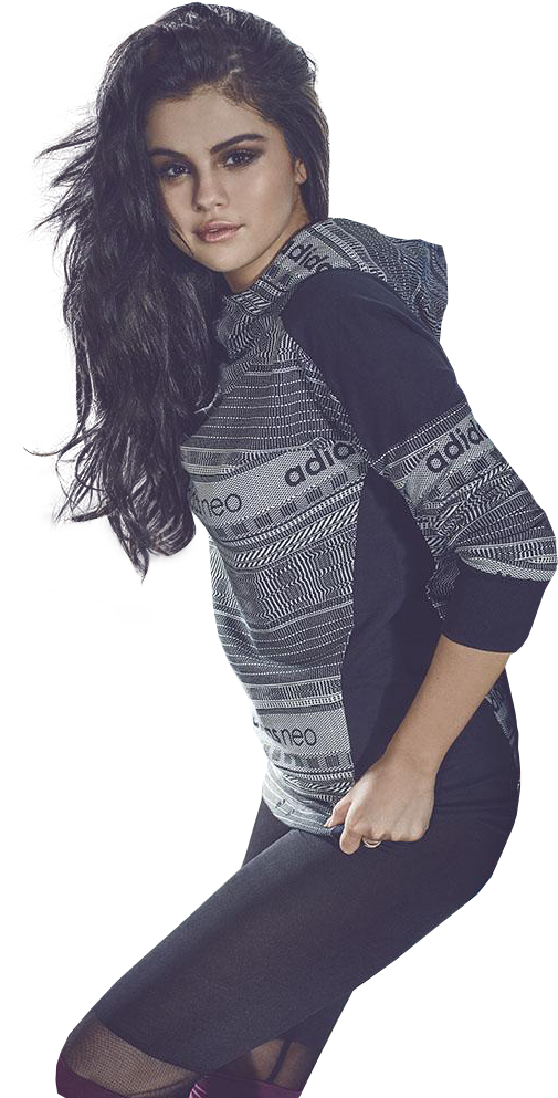 Selena Adidas Neo Photoshoot PNG Image