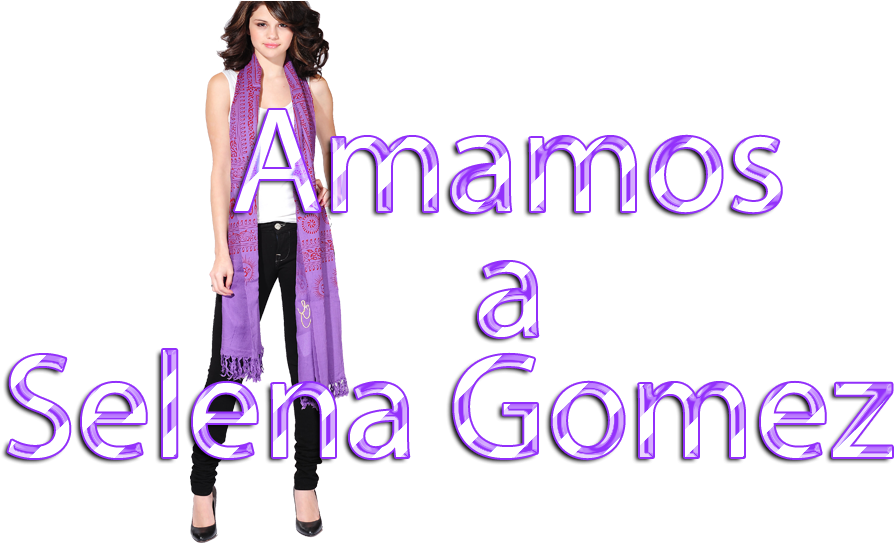 Selena Gomez Purple Scarf Fan Art PNG Image