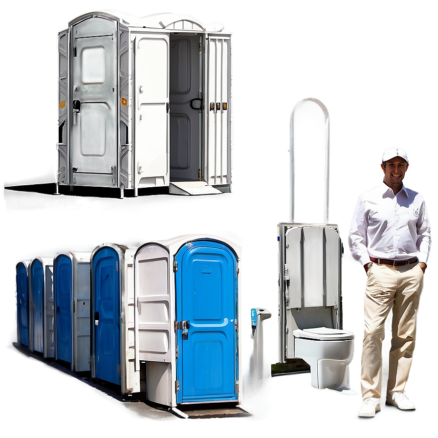 Self-contained Porta Potty Png 06212024 PNG Image