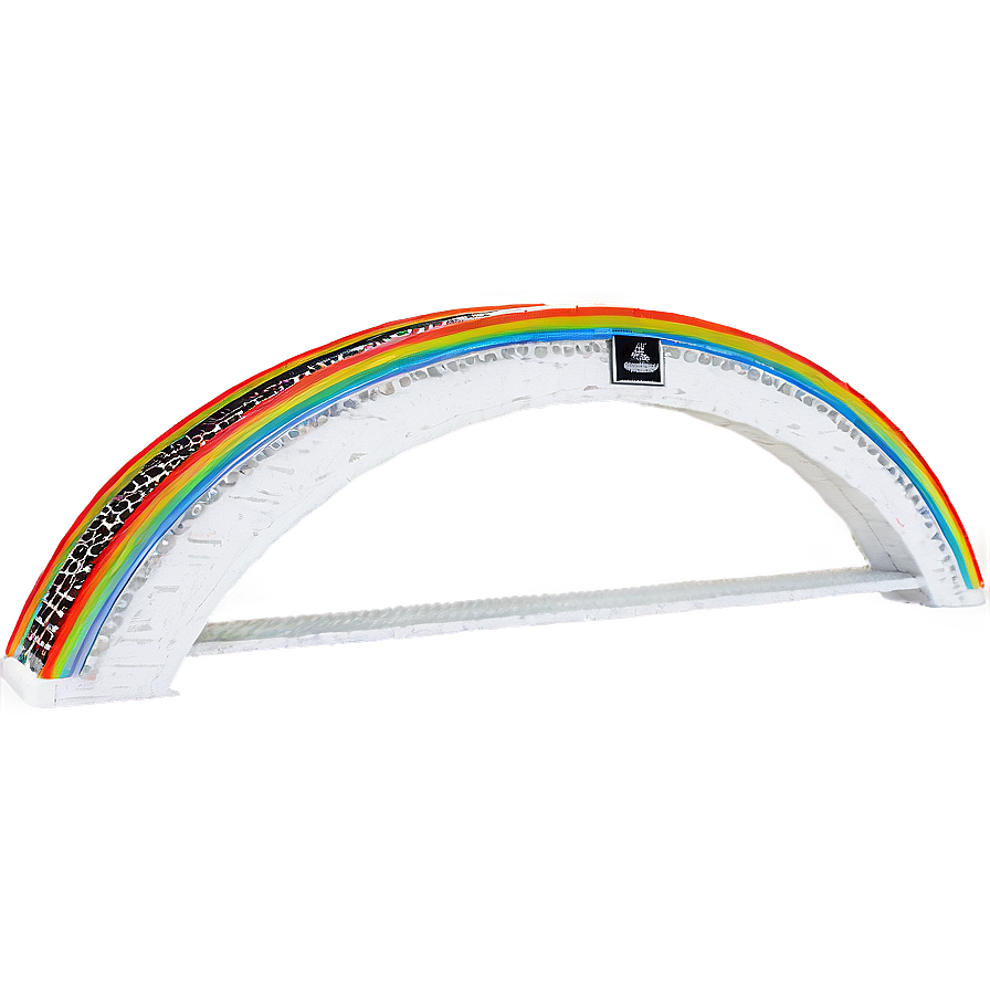 Semicircle Rainbow Bridge Png Fgs48 PNG Image