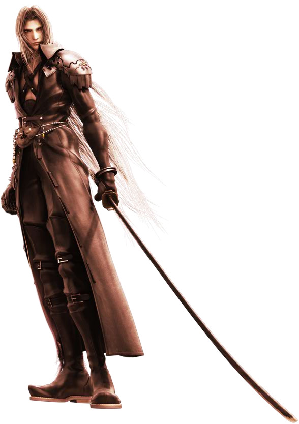 Sephiroth Final Fantasy V I I Standing Pose PNG Image