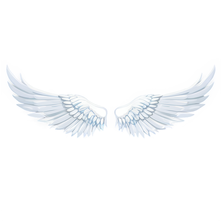 Seraphic White Wings Drawing Png Eyv PNG Image