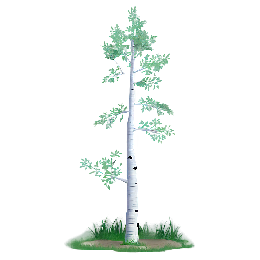 Serene Aspen Tree Png 06262024 PNG Image