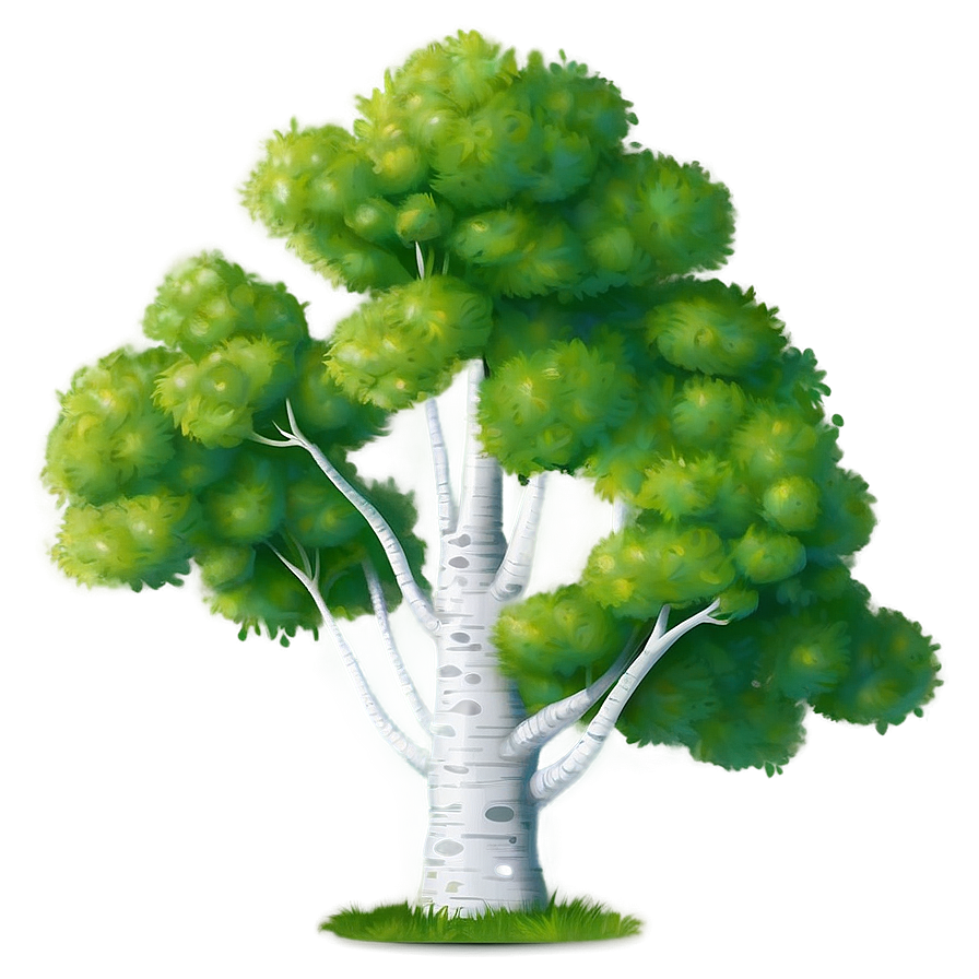 Serene Aspen Tree Png Aoe44 PNG Image