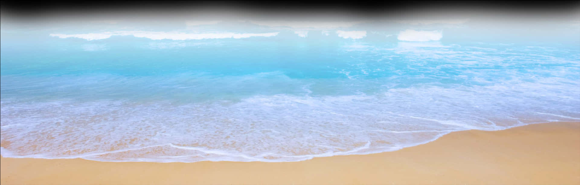 Serene_ Beach_ Waves_ Panorama.jpg PNG Image