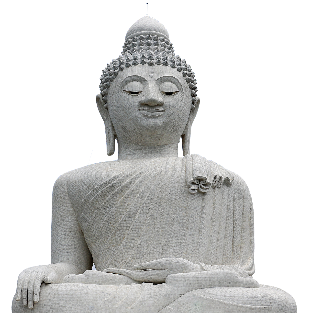 Serene Buddha Statue.png PNG Image