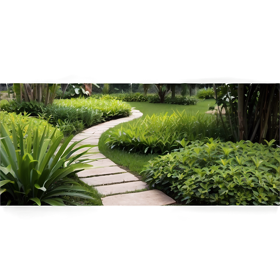 Serene Garden Trail Png 3 PNG Image