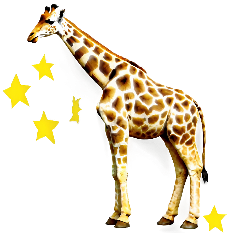 Serene Giraffe Graze Png Rdd PNG Image