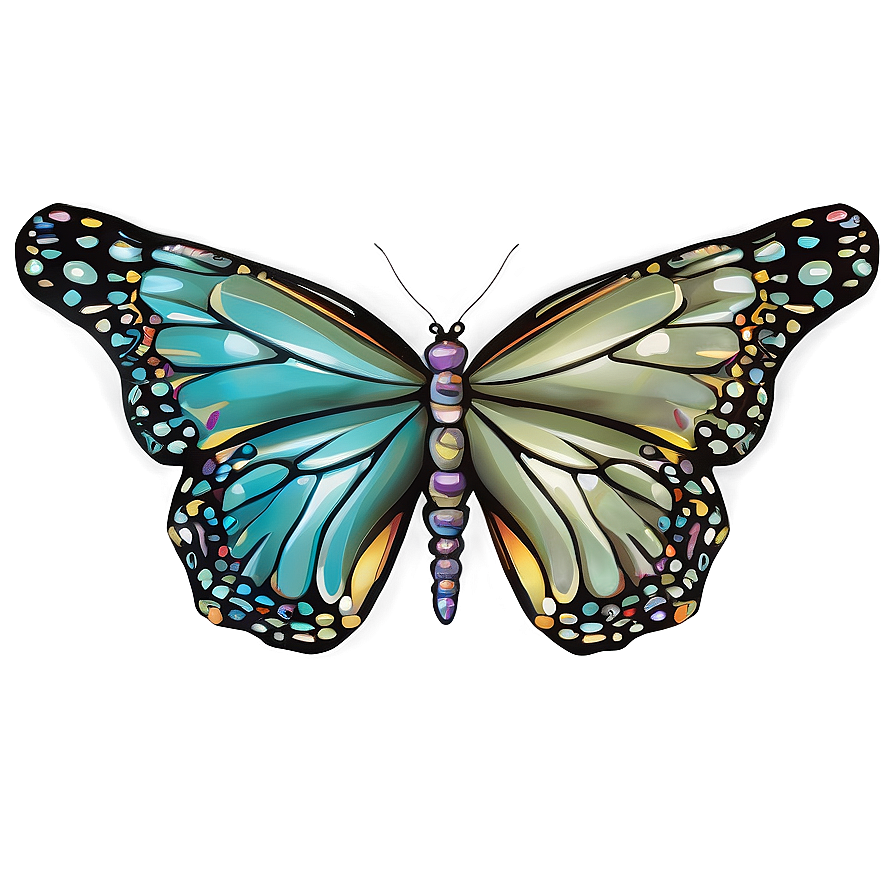 Serene Glow Butterfly Png 06272024 PNG Image