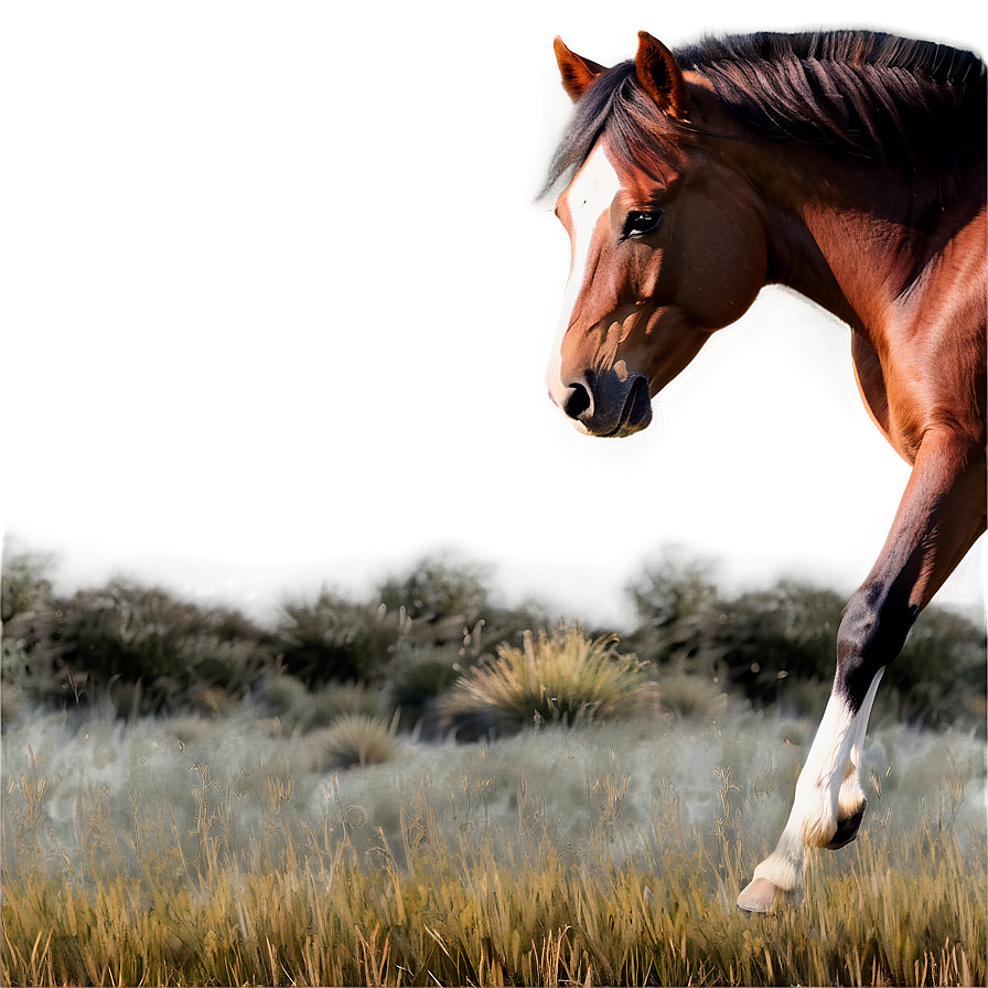 Serene Mustang Horse Meadow Png 73 PNG Image