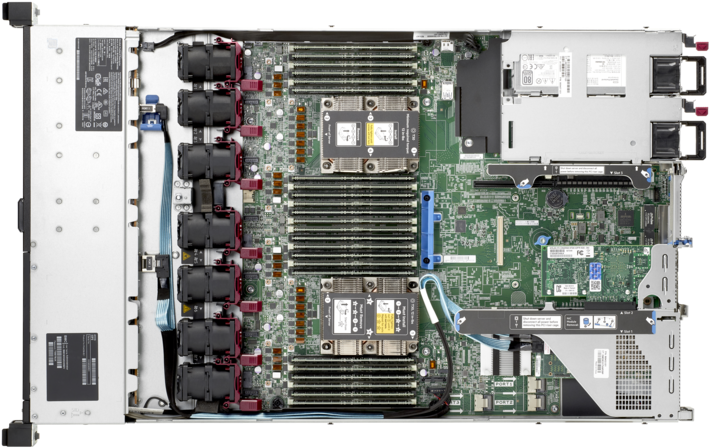 Server Motherboard Components Overview PNG Image