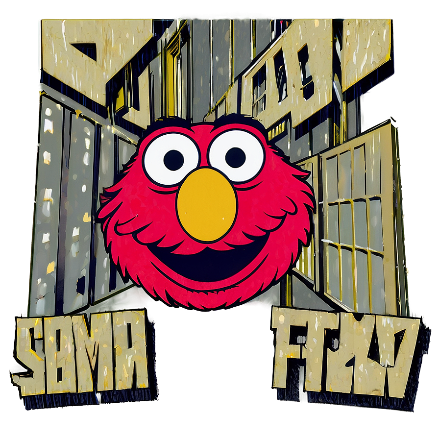 Sesame Street Elmo Face Png Bnd73 PNG Image