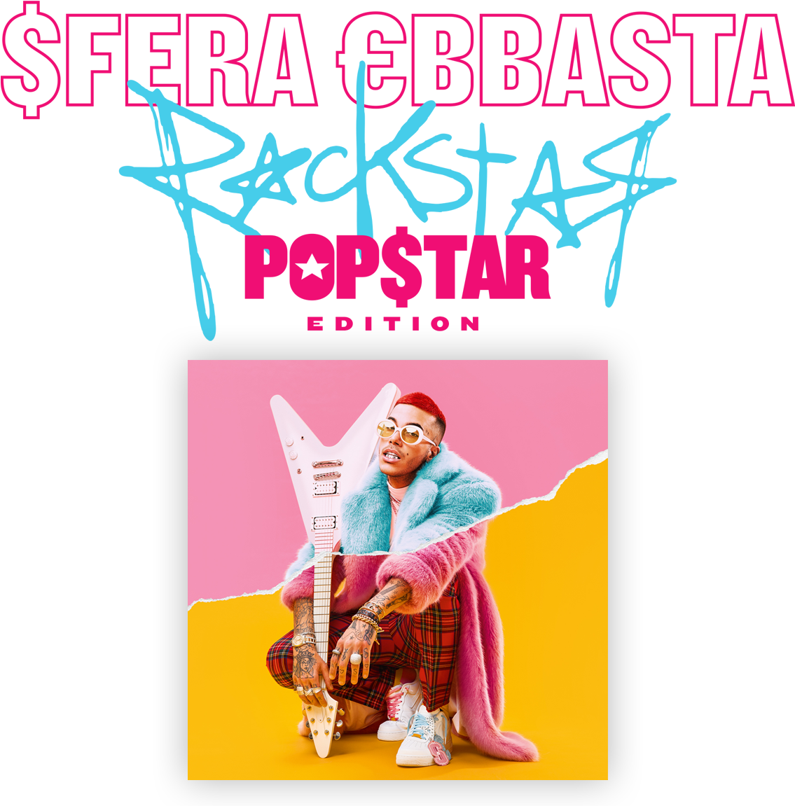 Sfera Ebbasta Rockstar Popstar Edition Album Cover PNG Image