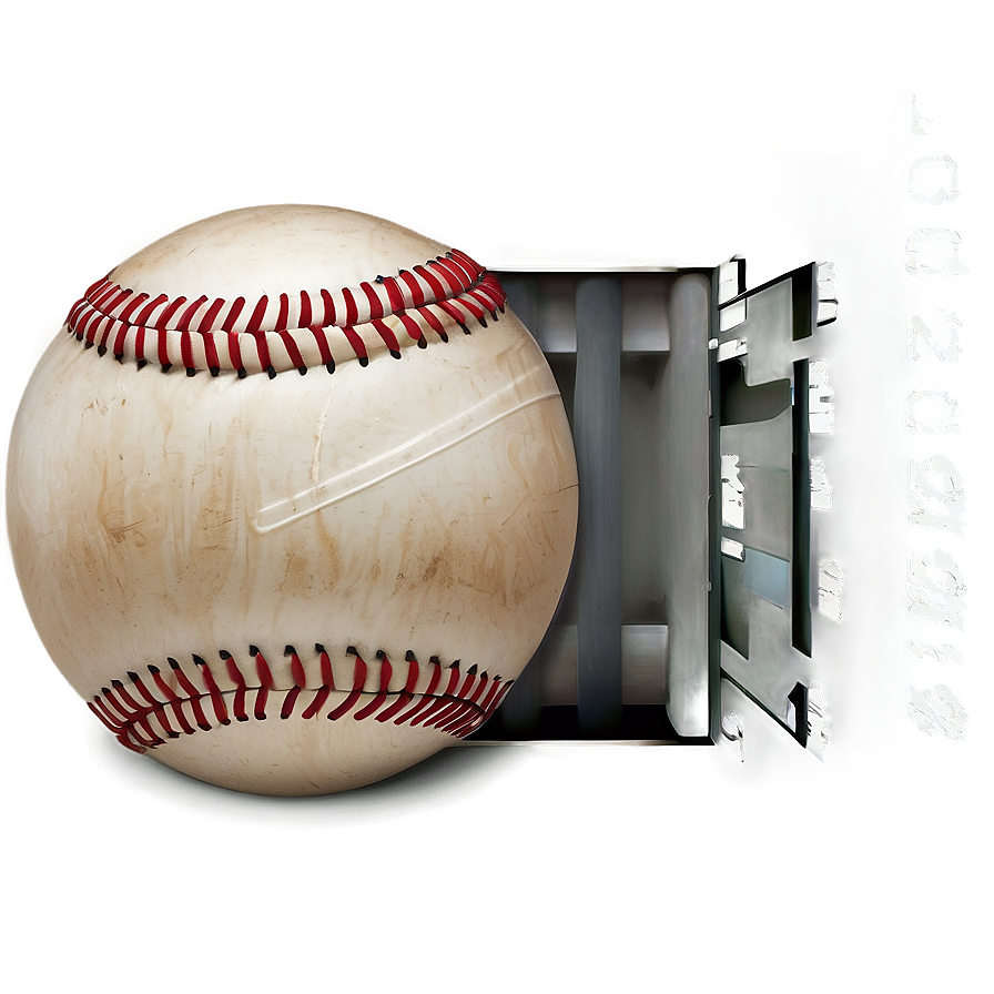 Shabby Chic Baseball Png Pvw90 PNG Image