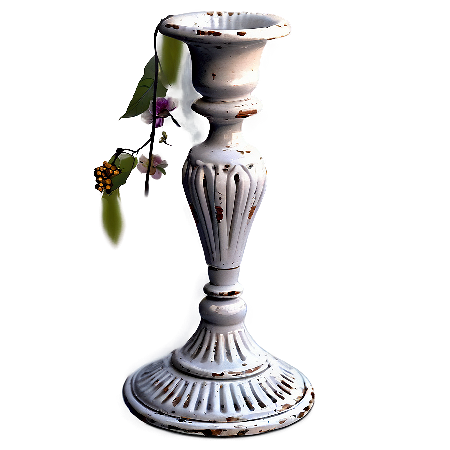 Shabby Chic Candlestick Png Kfq PNG Image