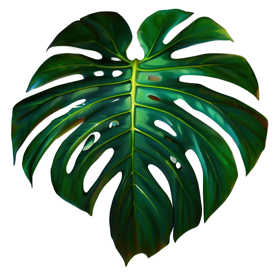 Shaded Monstera Leaf Png 28 PNG Image