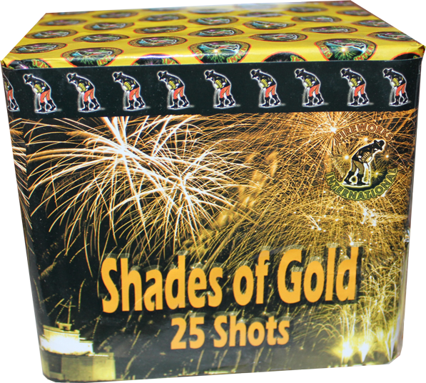 Shadesof Gold Fireworks25 Shots PNG Image