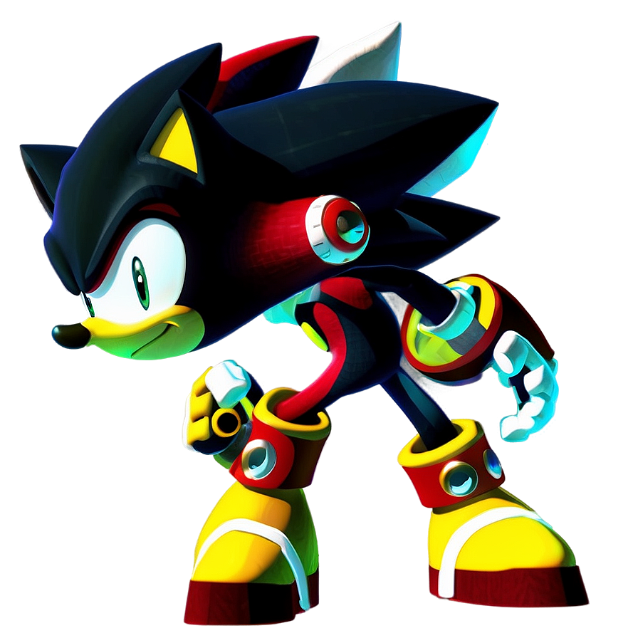 Shadow The Hedgehog 3d Model Png Amc11 PNG Image