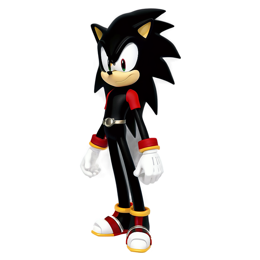 Shadow The Hedgehog Edgy Pose Png Rnn89 PNG Image