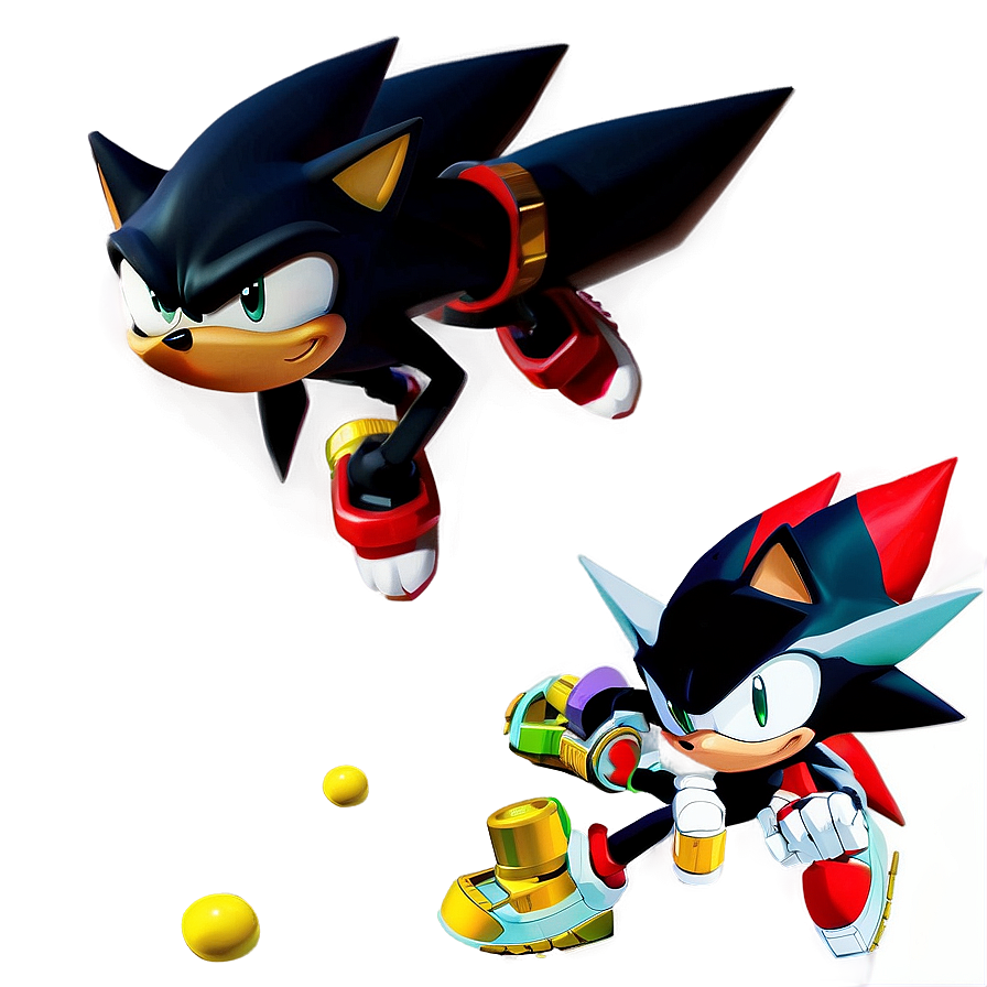 Shadow The Hedgehog In Motion Png 05232024 PNG Image