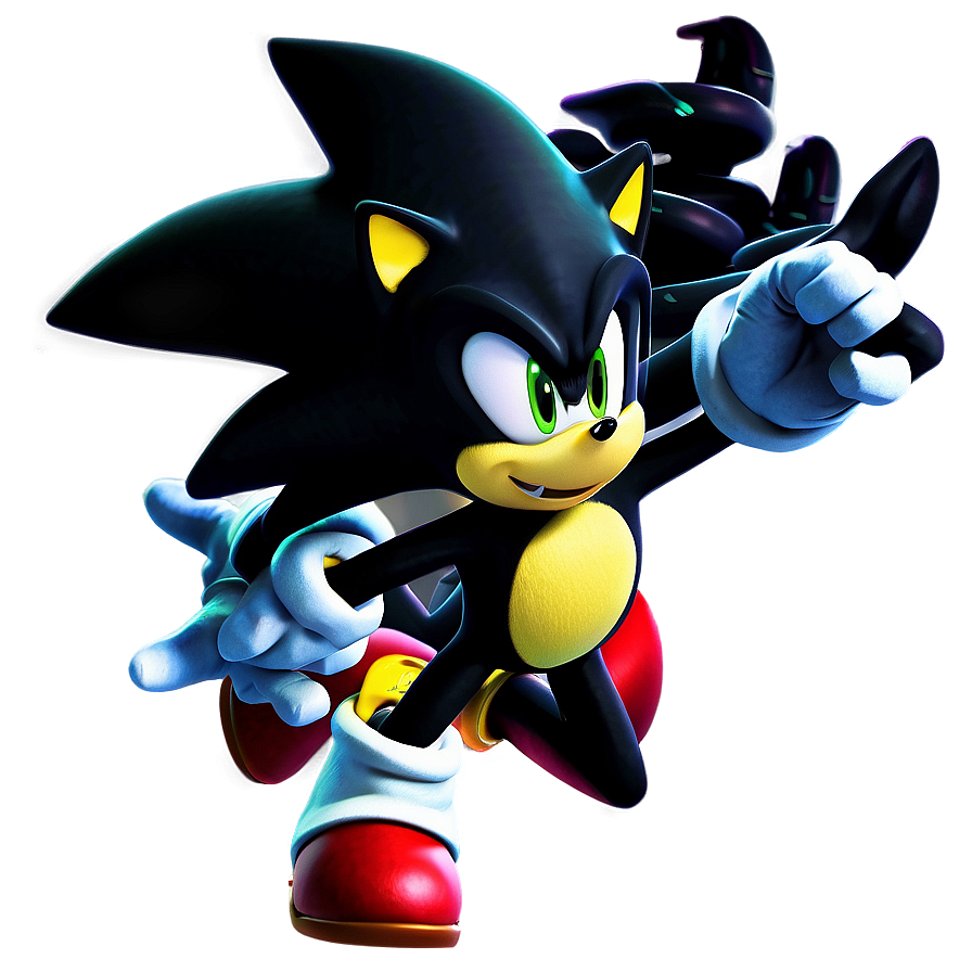 Shadow The Hedgehog Running Png Xii PNG Image