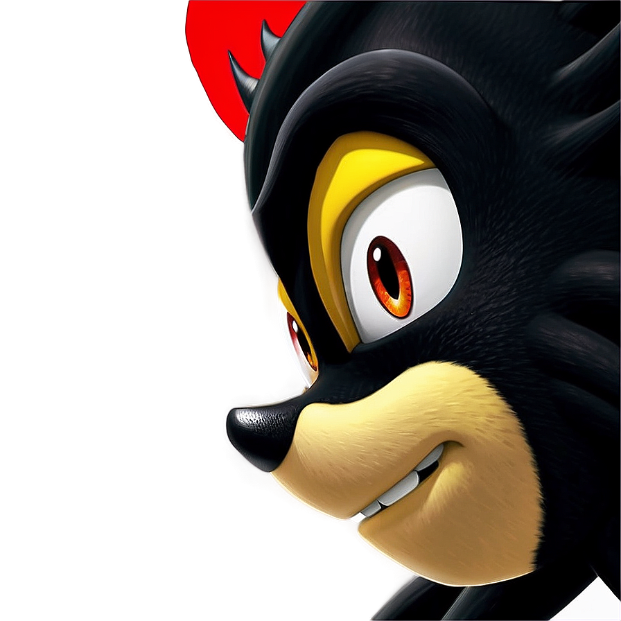 Shadow The Hedgehog Side Profile Png 17 PNG Image